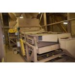 LMC Vibratory Shaker/Screener Conveyor, 12 ft. x 7 ft. Top and Bottom Shaker, RIGGING FEE: $5,000