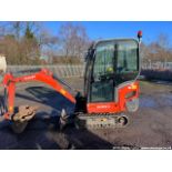 KUBOTA KX015-4 DIGGER 2017 1886HRS 3 BUCKETS & QH, RED & BLACK KEYS RTD
