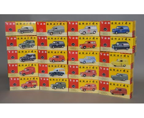 20 x Lledo Vanguards 1950's-1960's Classic Commercial Vehicles 1:43 scale diecast models. Overall appear VG, boxed.