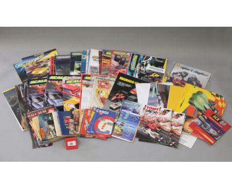 Quantity of assorted catalogues, including Scalextric and Matchbox.