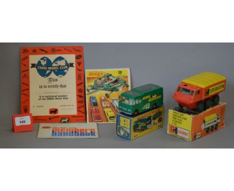 A boxed Clifford Toys (Hong Kong) plastic friction drive Exploration Truck, a large scale copy of the miniature Matchbox 1-75