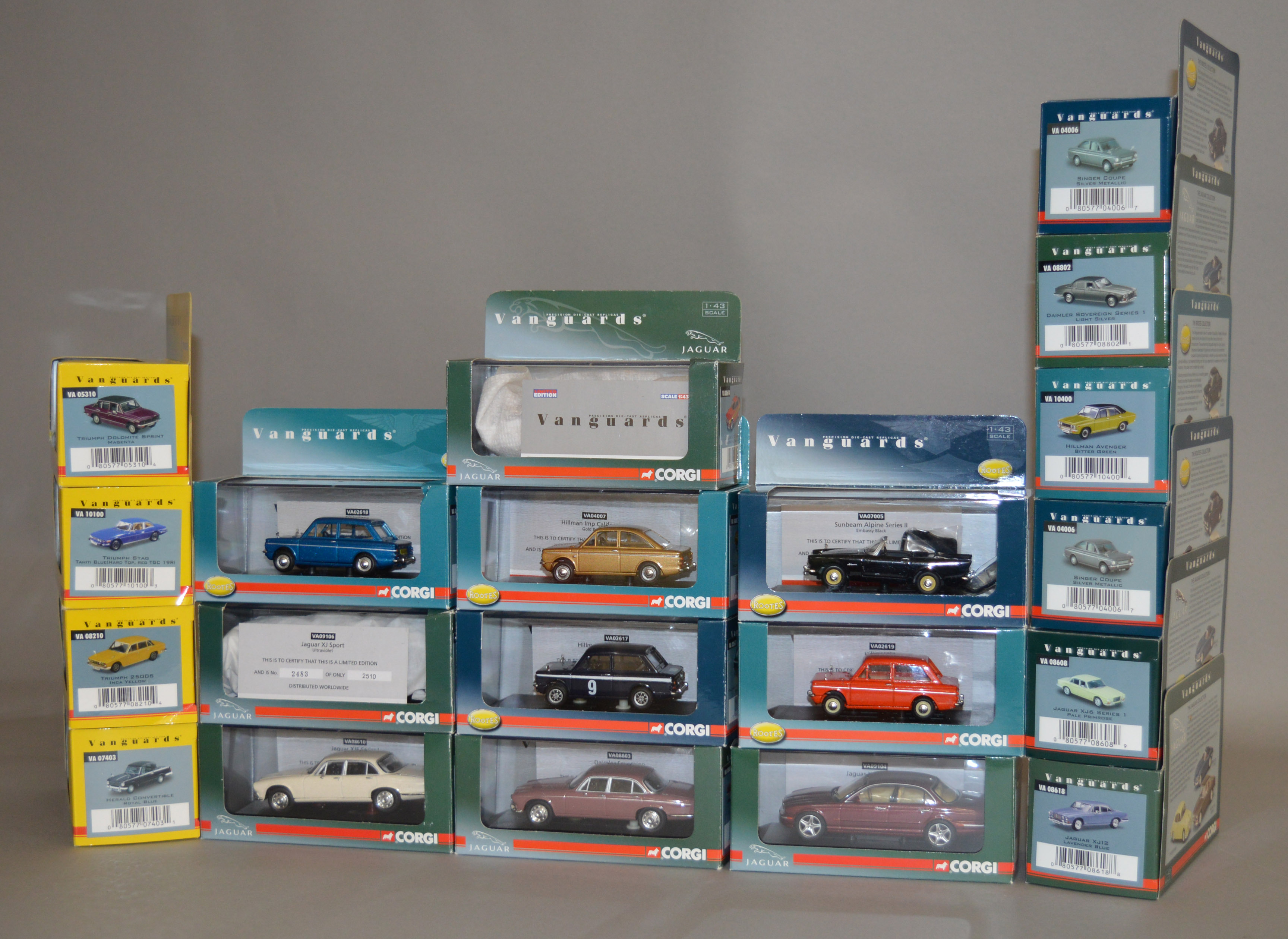 vanguard diecast model cars