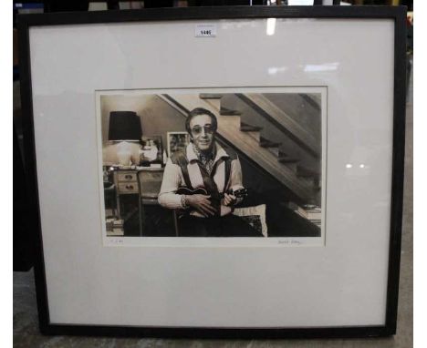 Framed limited edition print of Peter Sellers by David Steen (1936-2016) signed and numbered 1/48, image 26 x 40cm, glazed fr