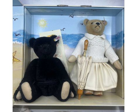  Steiff vintage boxed  teddy bear set :Nora & Pat limited edition 865 of 1500 made exclusively for Sue Pearson of Brighton, E