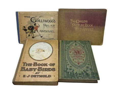 A collection of antique childrens books to include UPTON, Florence - The Golliwogg's Polar Adventure 1903 Longmans, Green & c