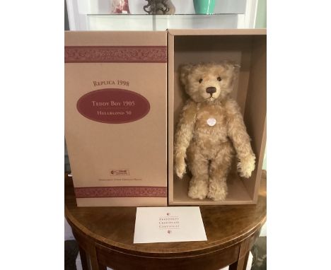 Steiff Rare Teddy boy &nbsp;1905 replica teddy bear 50cm large 404320 (3737) 1998 special German issue of the highest Heirloo