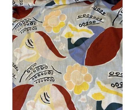 A 1987 Laura Ashley sofa cover from the Bloomsbury collection in Queen Mary terracotta. The Bloomsbury collection reproduced 