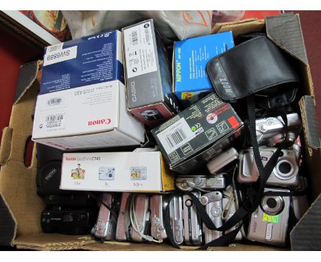 Cameras - Canon, Casio, Kodak, Vivitar and many other digital examples:- One Box