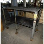 Metal Shop Rack, 32 1/2" Deep X 72" Width X 47" Tall