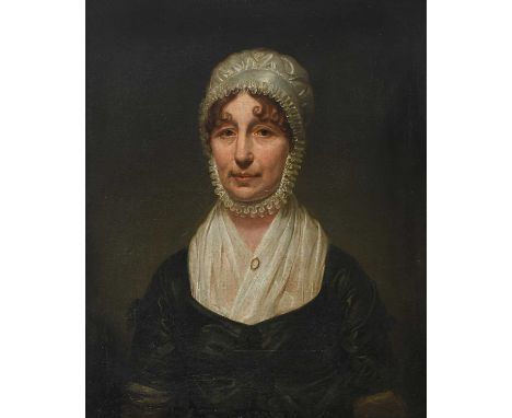 English School Early 19th CenturyPortrait of Mary Hart (née Garland) (b.1750)Oil on canvas77.8 x 64.8cm; 30¾ x 25½in