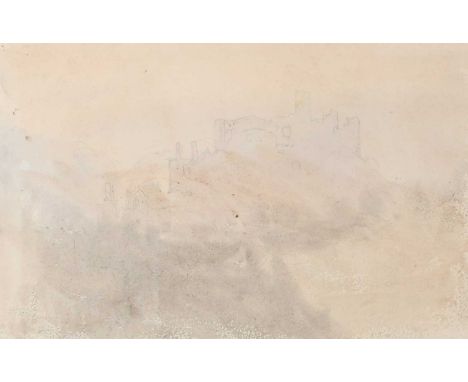 Joseph Mallord William Turner RA (1775-1851)'The Grey Castle', a study of the Castle of Beilstein on the MosellePencil and wa