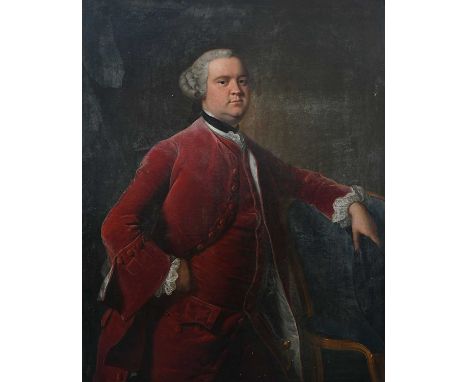 Thomas Hudson (1701-1779)Portrait of Sir John Tyrell, 5th Bt. of Heron and Woodham, Essex (c.1725-1766), three-quarter length