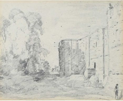 John Constable RA (1776-1837)The Keep, Colchester Castle, from the North EastPencil9.4 x 11.7cm; 3¾ x 4½inProvenance:Agnew's,