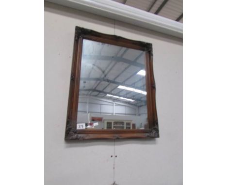 A wall mirror