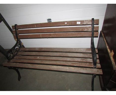 A garden bench