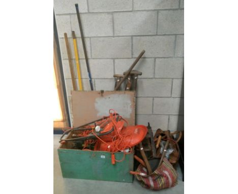 A tool box and large quantity of tools