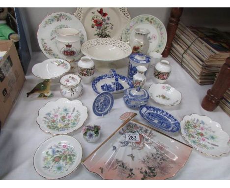 A mixed lot of china including Spode, Aynsley etc