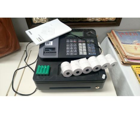 A Casio cash register