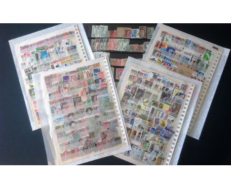 GB and British commonwealth stamp collection on 10 stocksheets. Mint and used. Good Condition. We combine postage on multiple