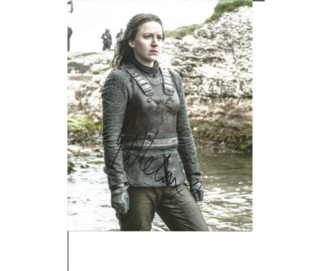 Gemma Whelan Actress Signed Game Of Thrones 8x10 Photo. Good Condition. All signed pieces come with a Certificate of Authenti