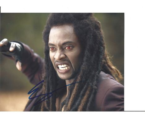 Edi Gathegi signed 10 x 8 colour portrait photo from Twilight. Good Condition. All signed pieces come with a Certificate of A