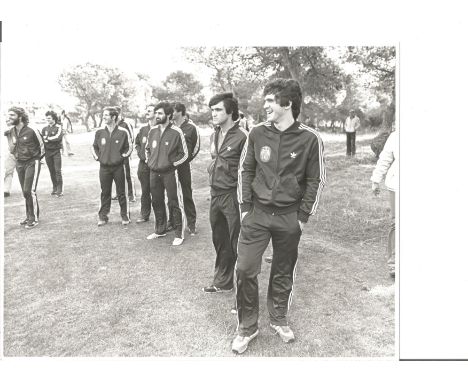 Collection of 14 press photographs, mainly from Spain World Cup 1982. All black and white and majority 10x8 in size. UNSIGNED