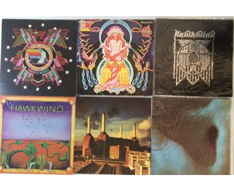 CLASSIC PROG - LPs. Essential listening with these 14 x LPs. Artists/titles are Hawkwind (x4) - In Search Of Space (UK UAG 29