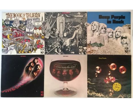 DEEP PURPLE - LP COLLECTION. Fantastic run of 18 x LPs - a great part of Deep Purple's discography chiefly in top condition! 