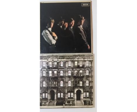 ROLLING STONES/LED ZEPPELIN - LPs. Neat pack of 2 x early pressing LPs. Titles are Led Zeppelin - Physical Graffiti (German S