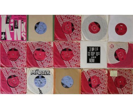60s BEAT / POP / ROCK - 7"/EPs. Rockin' collection of about 400 x 7" and 10 x EPs. Artists/titles include Kinks (x20) inc. Be