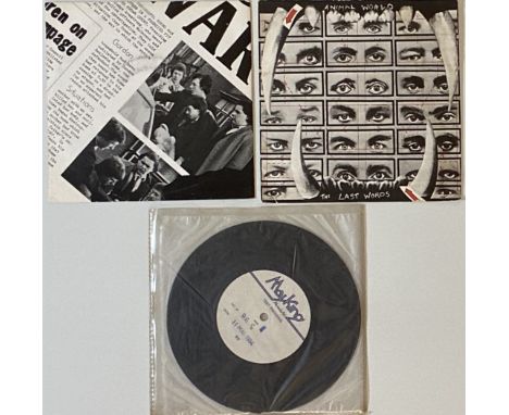 PUNK/NEW WAVE - 7" RARITIES. Scorching bundle of 3 x hard to find sevens including a test pressing. Titles are The Cravats - 