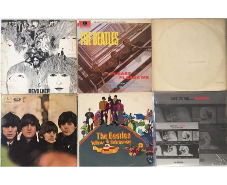 THE BEATLES &amp; RELATED - LP COLLECTION. Fantastic offering of 17 x LPs. Titles include Let It Be... Naked (2003 original, 