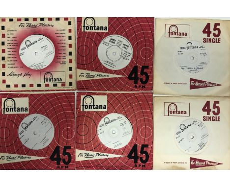 FONTANA/PHILIPS 7" - R&amp;R/ROCKABILLY/50s DEMOS. Scorching collection of 10 x early original UK Fontana/Philips 7" demos. A
