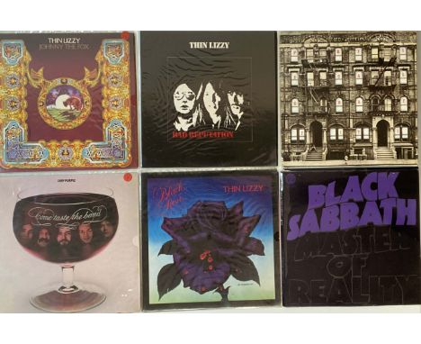 HEAVY/CLASSIC ROCK - LPs. Wonderfully loud collection of 22 x LPs with UK originals. Artists/titles are Led Zeppelin - Physic