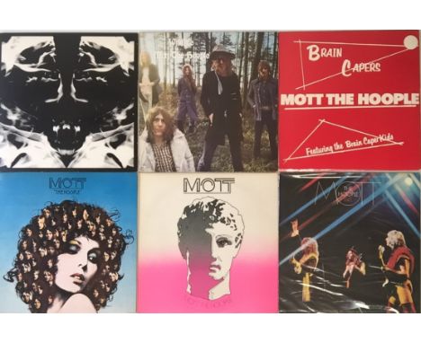 GLAM/ART ROCK - LPs. Brill collection of 16 x classic LPs. Artists/titles include Mott The Hoople (x7) inc. Mad Shadows (ILPS