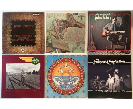 FOLK/FOLK-ROCK/COMEDY - LPs. Smart collection of 24 x LPs. Artists/titles include John Fahey (x5) inc. Fare Forward Voyagers.