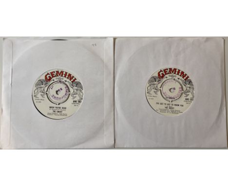 THE GHOST - GEMINI 7". Tremendously spooky pack of 2 x hard to find 7" from The Ghost. Titles are I've Got To Get To Know You