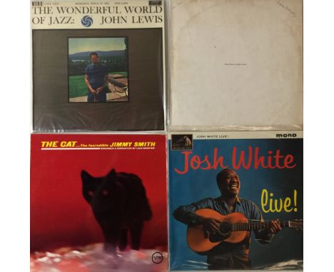 JAZZ/COUNTRY - LPs (WITH SOME 10" LPs). Interesting mixed lot of around 53 x LPs (including some 10" LPs) and also with a sma