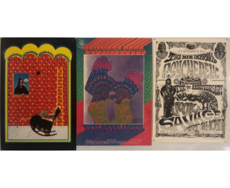 FAMILY DOG / SAN FRANCISCO POSTERS. Three later printings of classic Family Dog designs, to include: Youngbloods at Avalon Ba