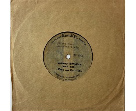 JOHNNY BURNETTE AND THE ROCK AND ROLL TRIO - EMIDISC ACETATE EP (UNRELEASED). Fantastic slice of Rockabilly history with this