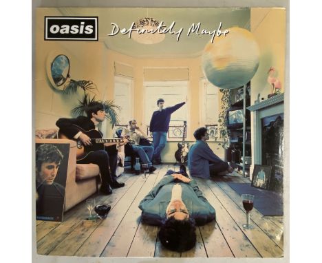OASIS - DEFINITELY MAYBE LP (ORIGINAL UK PRESSING - CREATION CRE LP 169). Shake along with me now, here's a very well present