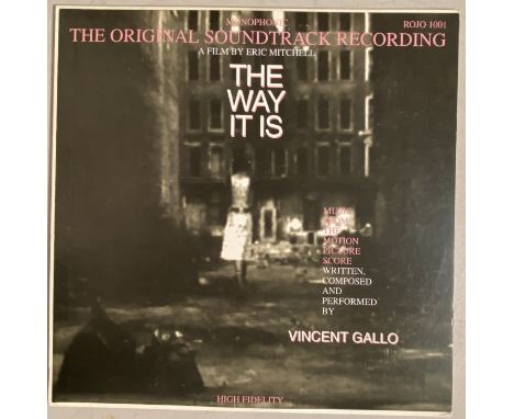 THE PJ HARVEY RECORD COLLECTION - VINCENT GALLO - THE WAY IT IS SOUNDTRACK LP (ROJO RECORDS - RJ 1001) - DEDICATED. The super