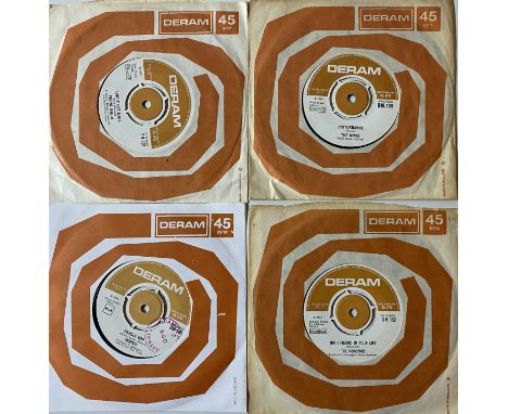 DERAM 7" - POP/PSYCH/ROCK. Another super clean collection of Deram sevens with 8 here from 1966 to 1969. Artists/titles/cat. 