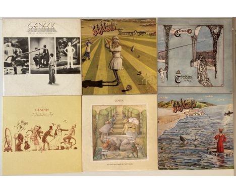 GENESIS - LPs. Super selection of 7 x LPs including early/original UK pressings. Titles are From Genesis To Revelation (stere