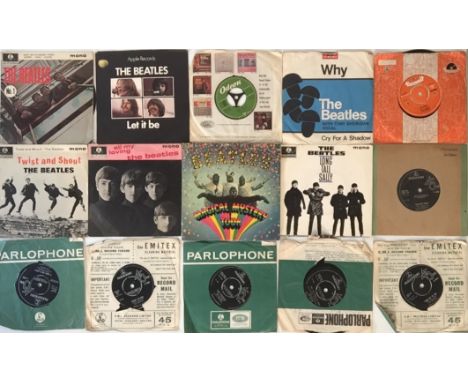 THE BEATLES/SOLO - 7" COLLECTION. Smart collection of 26 x 7" and 5 x EPs including early and lesser seen overseas pressings.