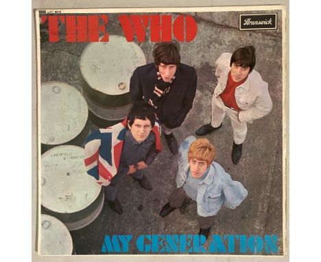 THE WHO - MY GENERATION LP (UK ORIGINAL - BRUNSWICK LAT 8616). Well presented original UK pressing of the iconic debut long p