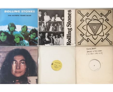 THE BEATLES/THE ROLLING STONES (AND RELATED) - OVERSEAS/PRIVATE PRESSING LPs. Cool mixed selection of 10 x LPs and 4 x 12" th