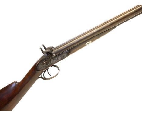 Charles Jones London 16 bore percussion side by side shotgun Charles Jones London 16 bore percussion side by side shotgun, 29