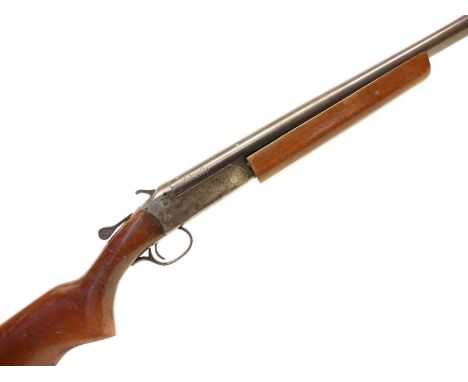 Deactivated 12 bore Cooey single barrel shotgun, 30 inch barrel,  serial number 26798. Deactivated to current EU/UK specifica