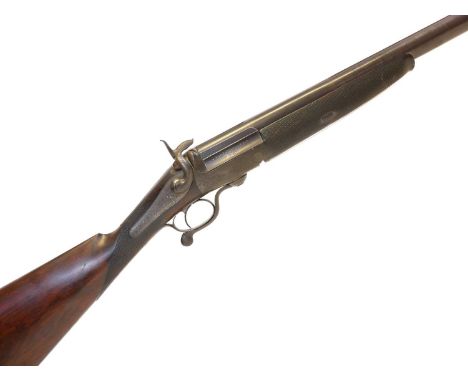 Thomas Turner 8 bore single barrel shotgun Thomas Turner of Reading 8 bore pinfire converted to centrefire shotgun, 39.5inch 